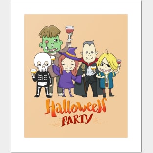 Halloween party Posters and Art